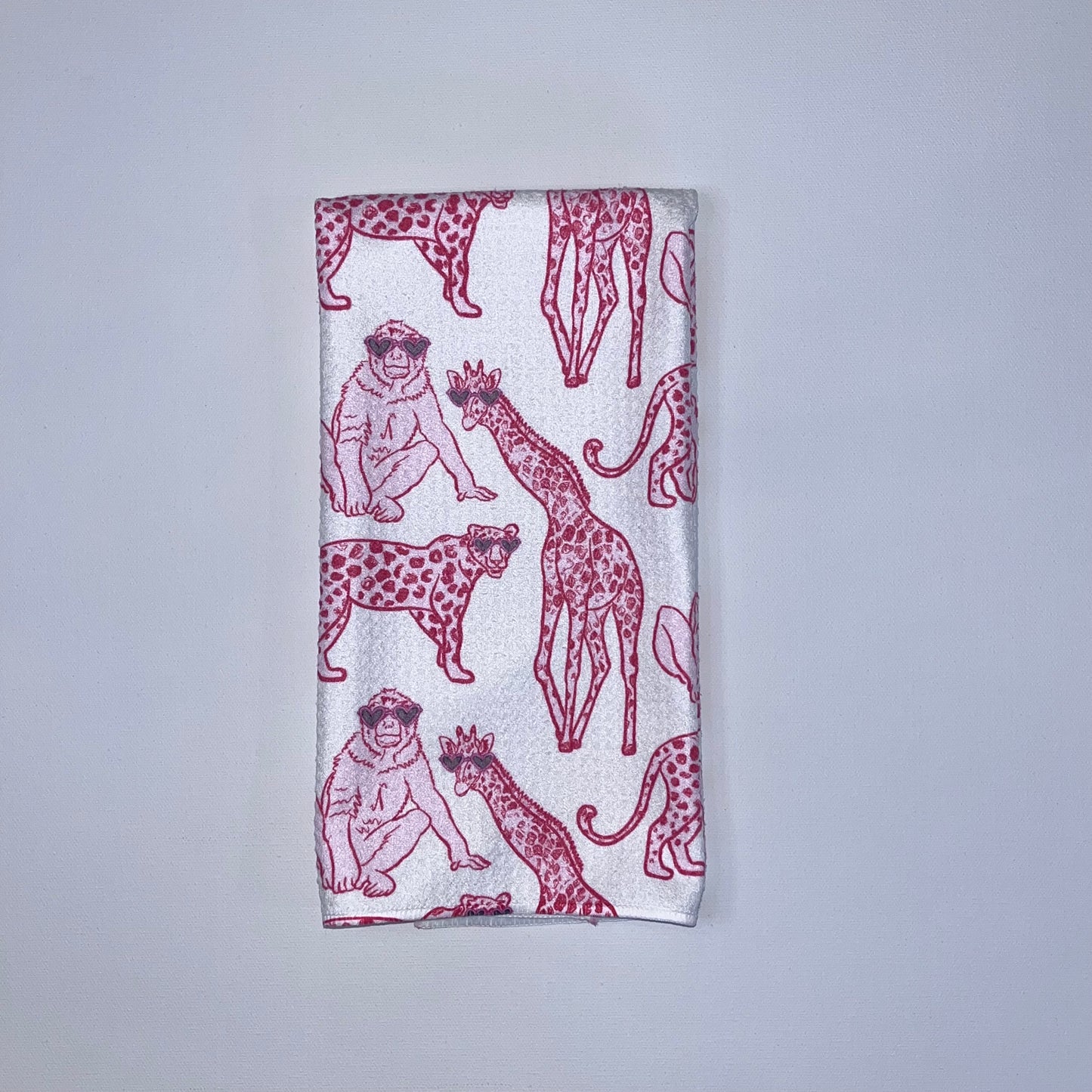 Jungle Shades Premium Waffle Weave Hand Towel - Absorbent & Quick Drying