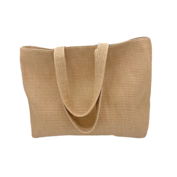 RAFFIA LARGE TOTE