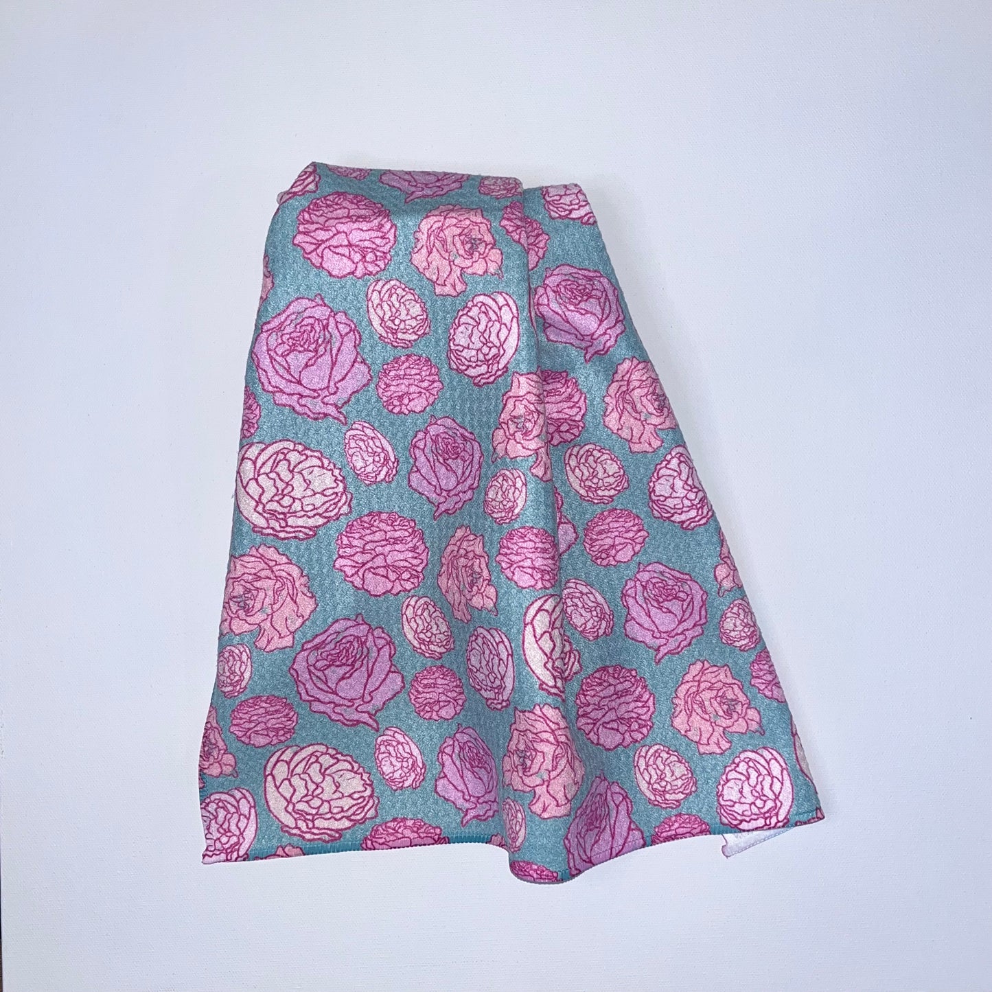 Funky Roses Premium Waffle Weave Hand Towel - Absorbent & Quick Drying