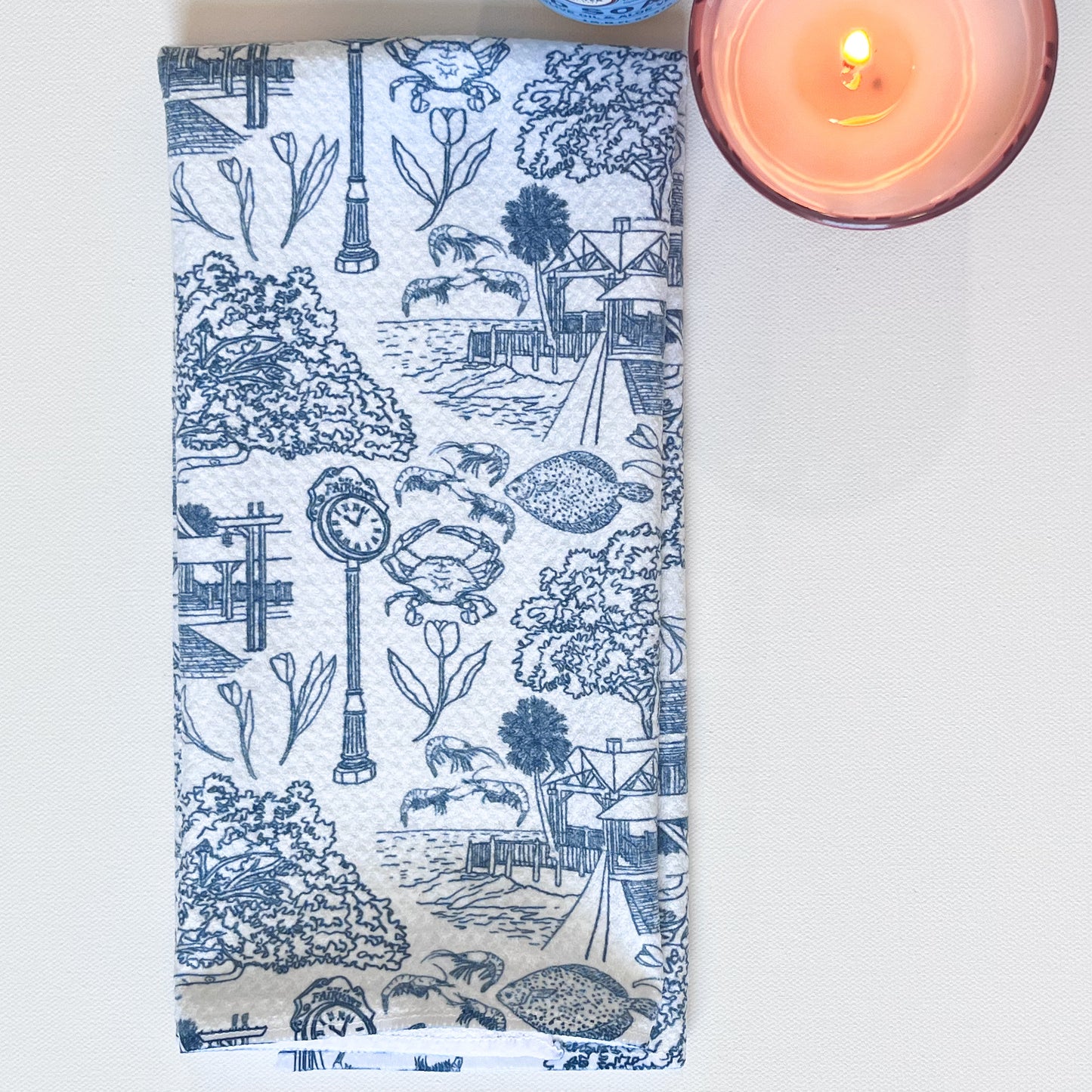 Premium waffle weave hand towel - Absorbent, quick-drying, and versatile for bath, kitchen, and sports use