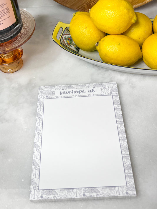 Fairhope Toile Notepad