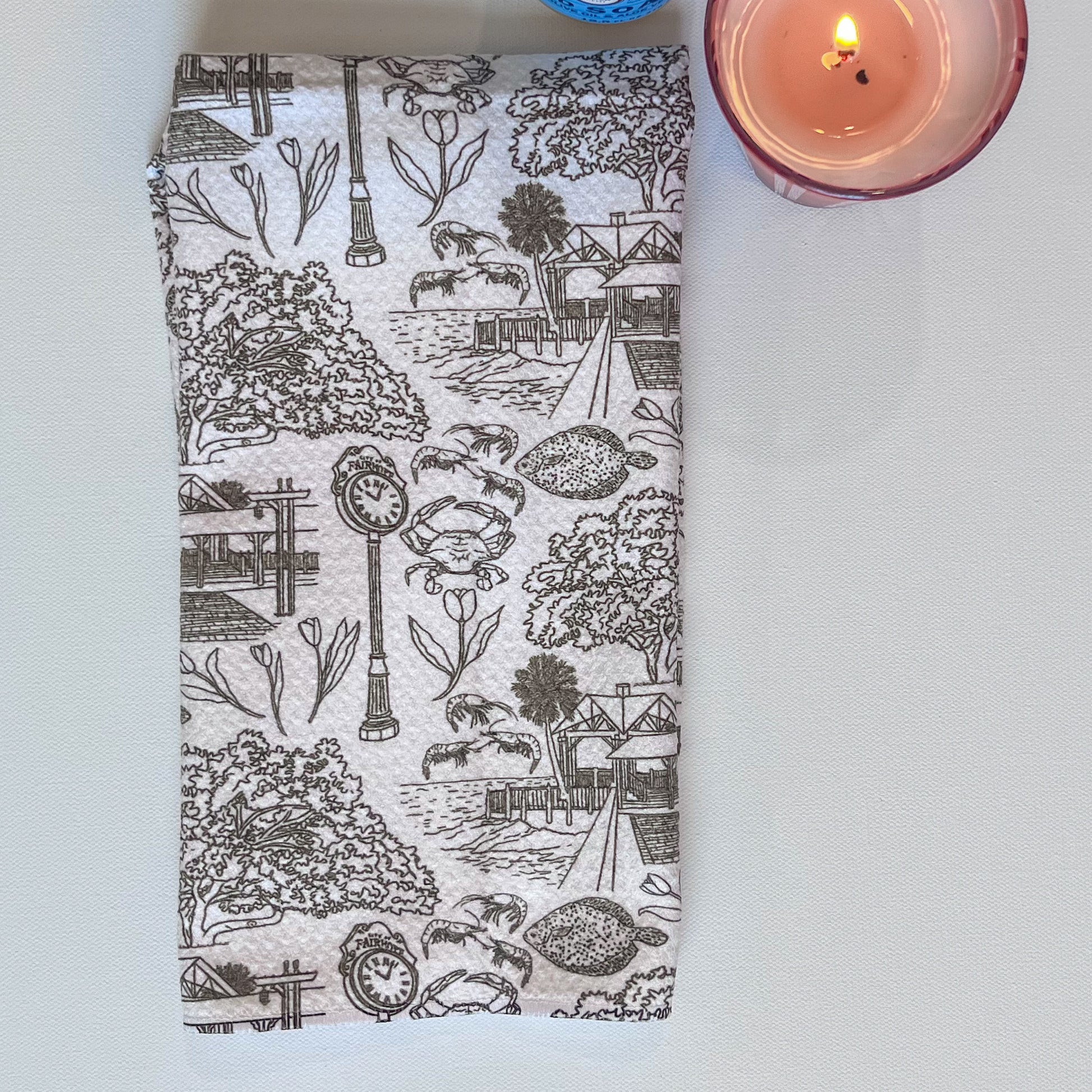 Premium waffle weave hand towel - Absorbent, quick-drying, and versatile for bath, kitchen, and sports use